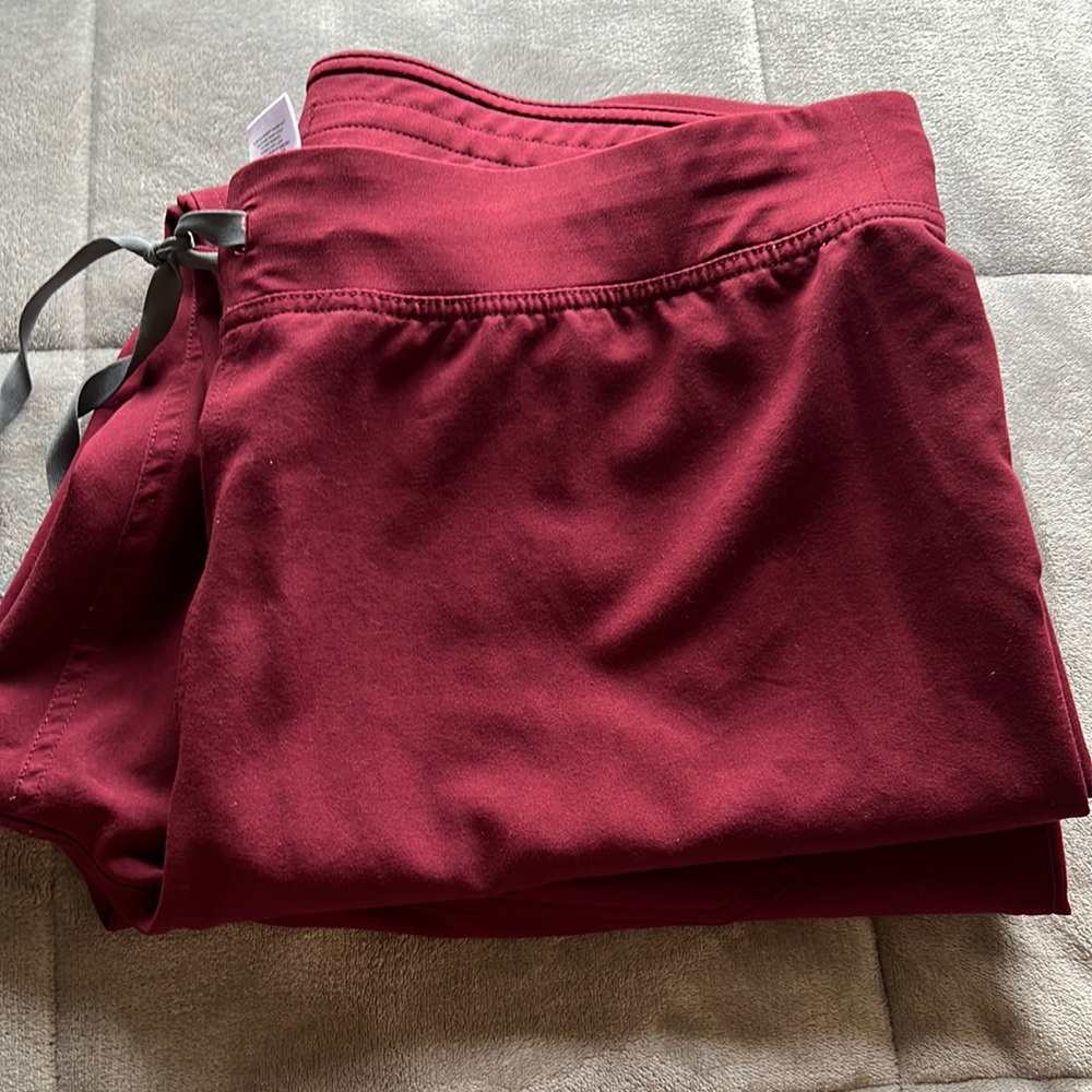Figs XL/T, Women’s burgendy scrub pants, gently worn